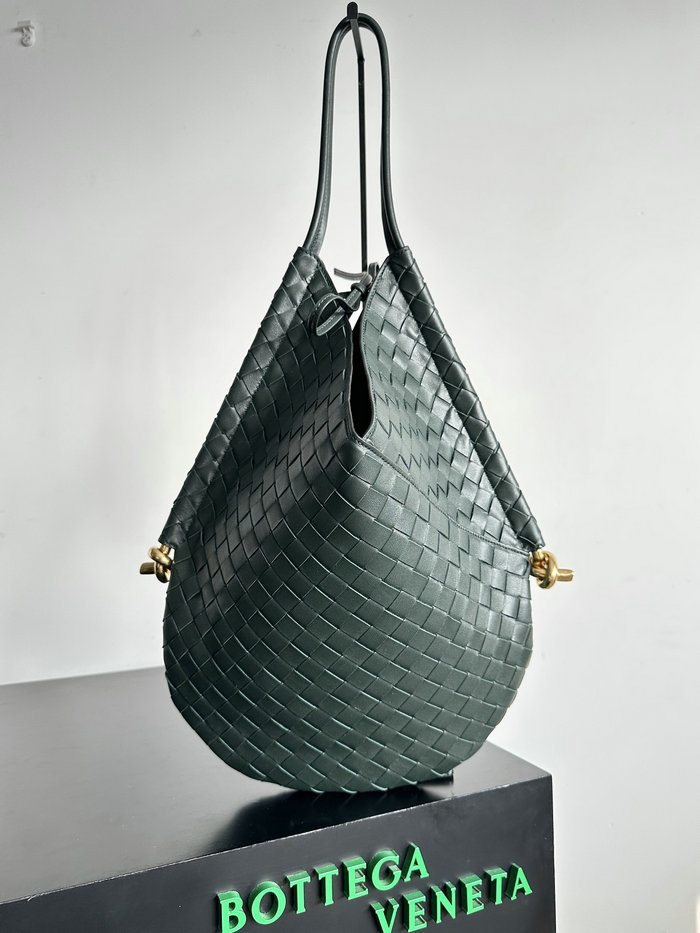 Bottega Veneta Medium Solstice Shoulder Bag Green B740990