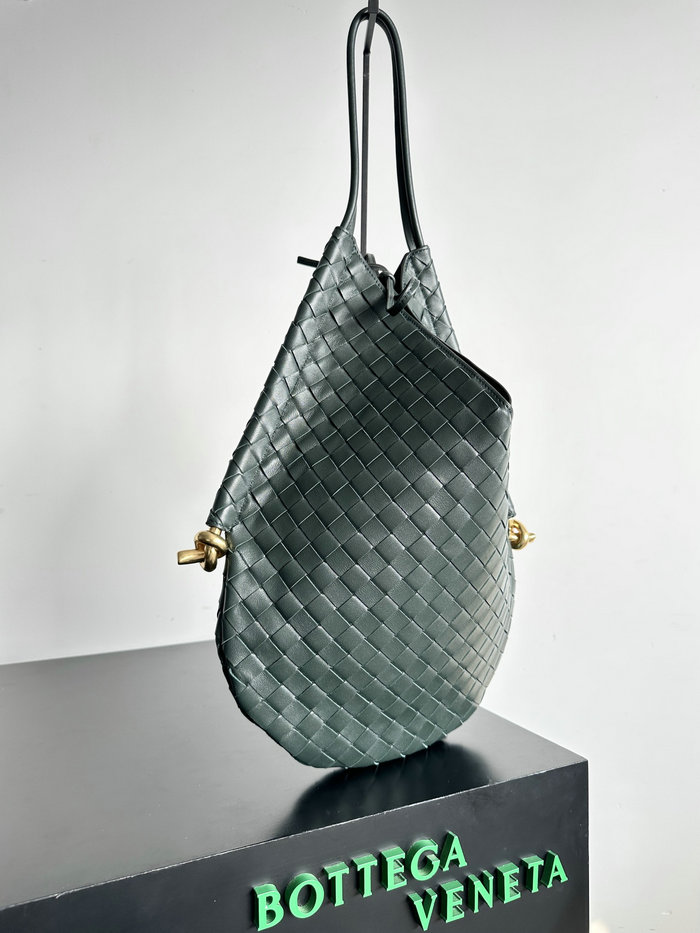 Bottega Veneta Medium Solstice Shoulder Bag Green B740990