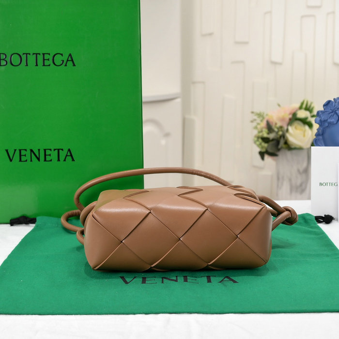 Bottega Veneta Small Cassette Camera Bag Camel 6600