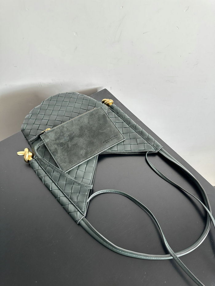 Bottega Veneta Small Solstice Shoulder Bag Green B740898