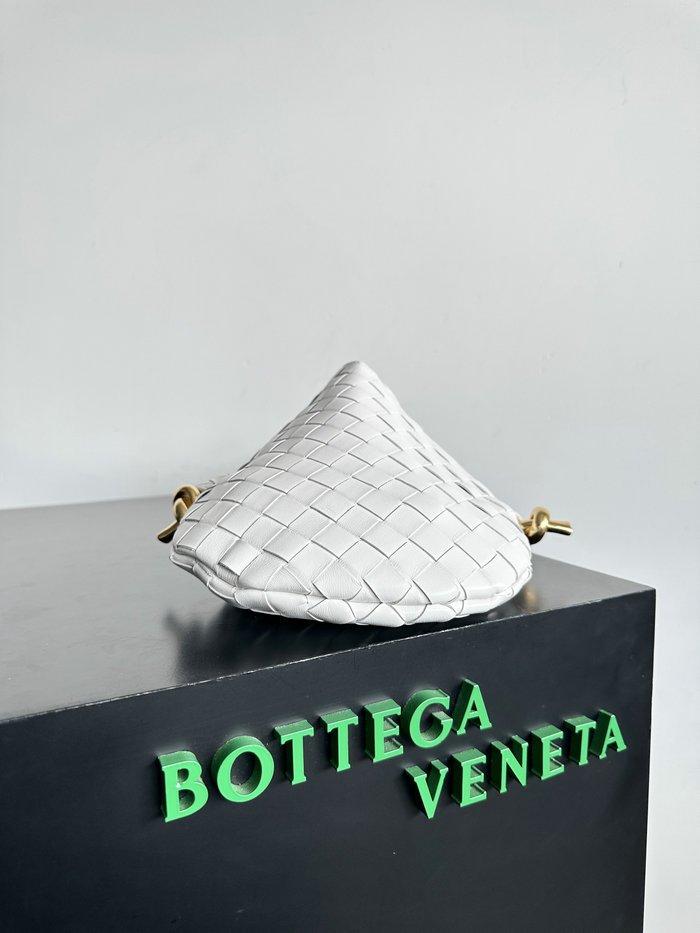 Bottega Veneta Small Solstice Shoulder Bag White B740898