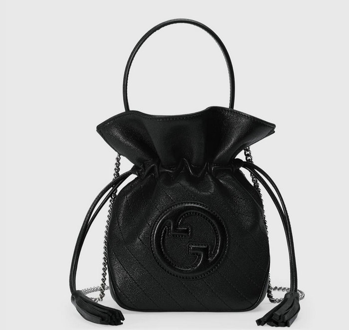 Gucci Blondie Mini Bucket Bag Black 760313