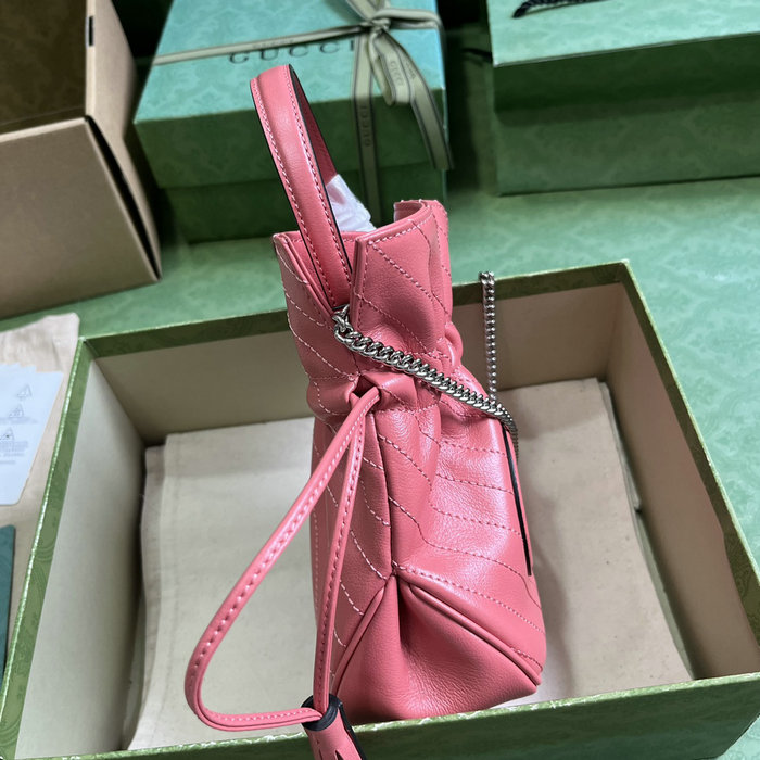 Gucci Blondie Mini Bucket Bag Pink 760313