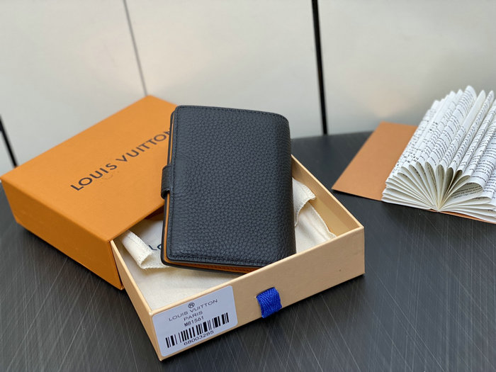 LV Vertical Compact Wallet Black M81561