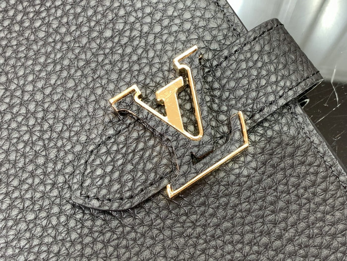 LV Vertical Wallet Black M81330