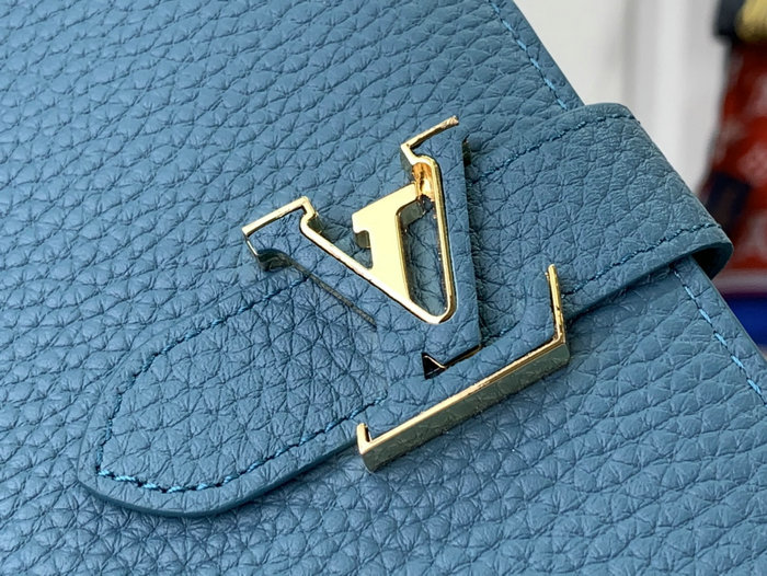 LV Vertical Wallet Skyblue M81330