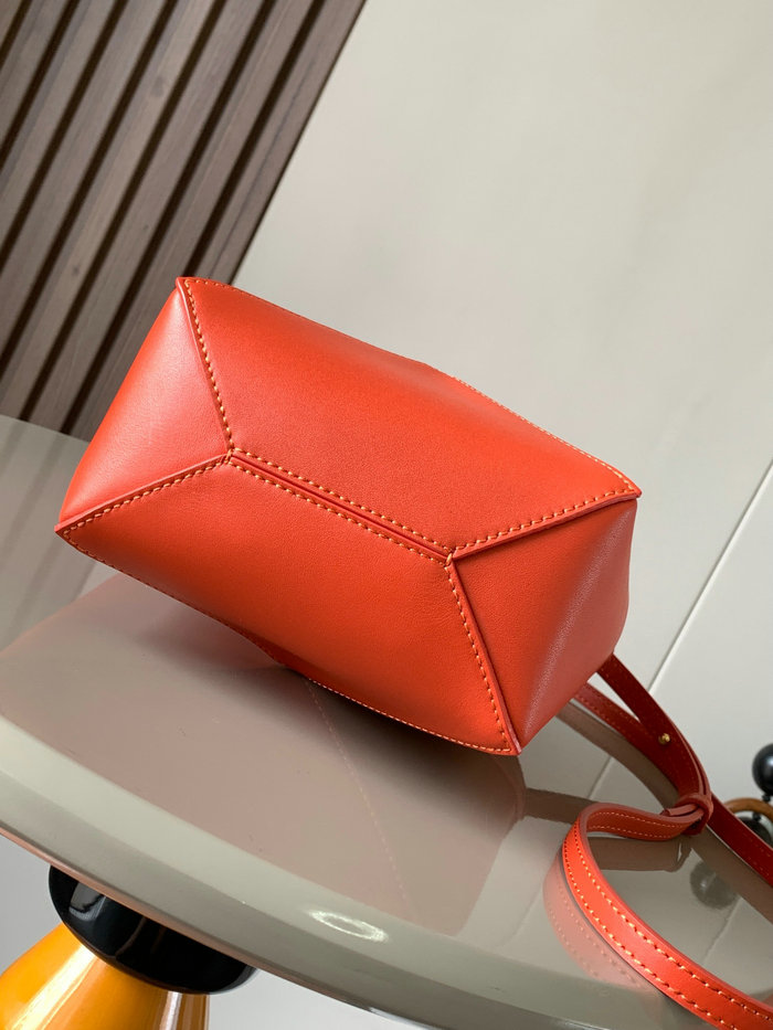 Loewe Mini Puzzle Fold Tote Orange L9030