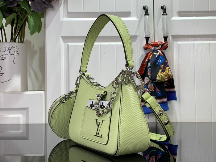 Louis Vuitton Epi Leather Marellini Bag Green M20998