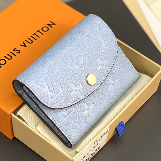 Louis Vuitton Rosalie Coin Purse Light Blue M81520