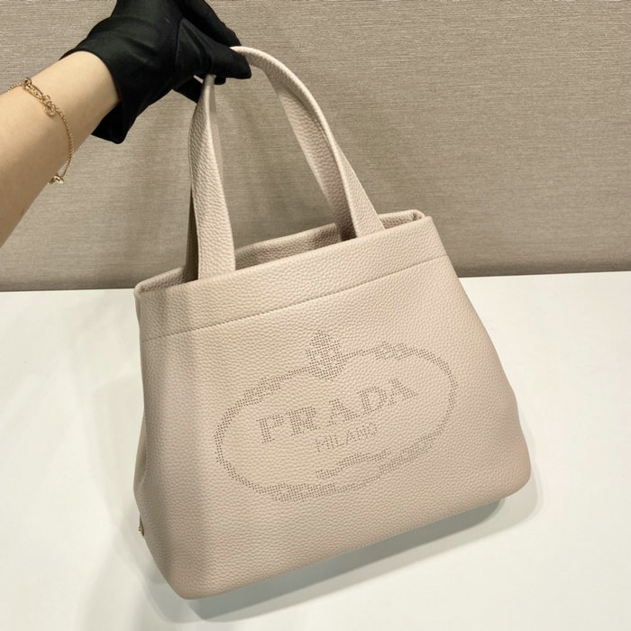 Prada Carved Logo Tote Bag Pink 1BC384