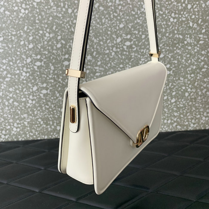 Valentino Garavani Shoulder Letter Bag White V5080