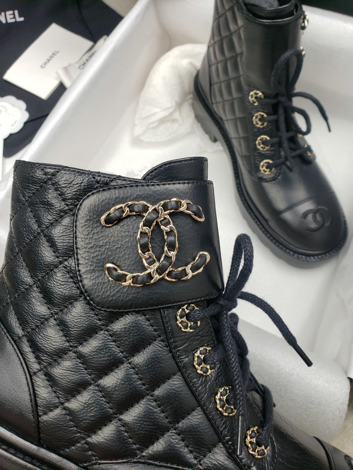 Chanel Leather Boots SNC090816