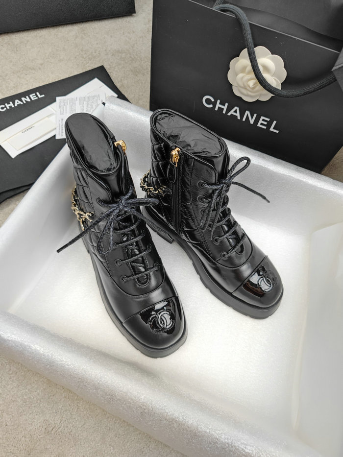 Chanel Leather Boots SNC090818