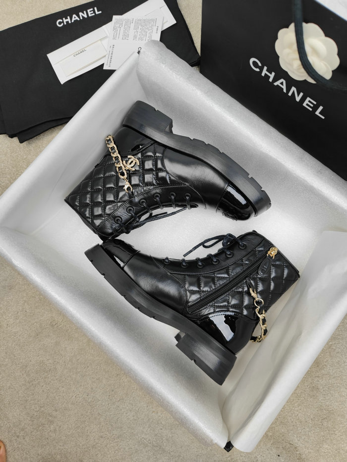 Chanel Leather Boots SNC090818