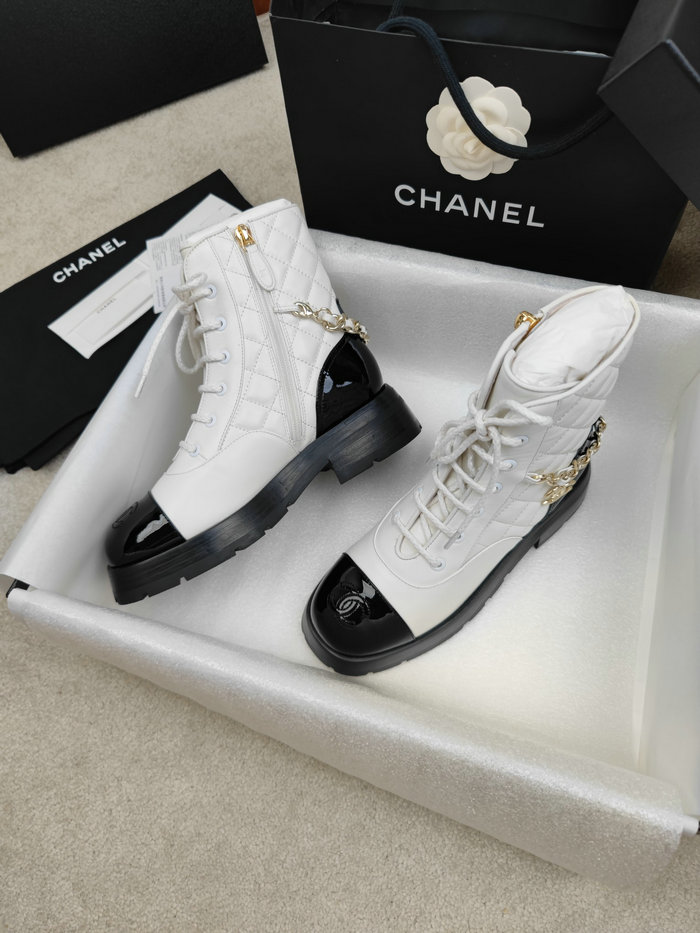 Chanel Leather Boots SNC090819