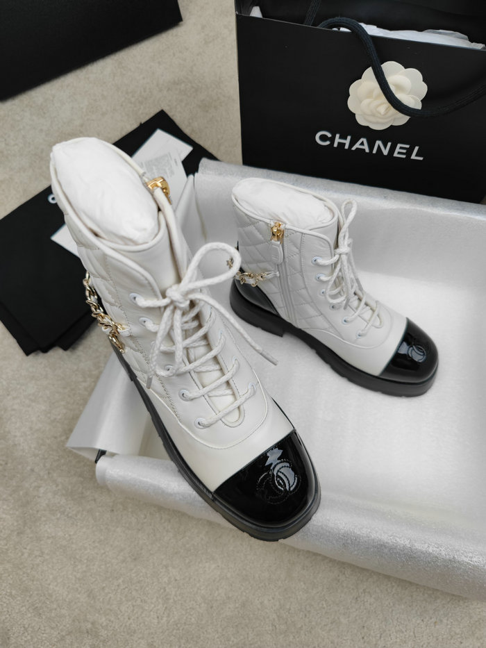 Chanel Leather Boots SNC090819