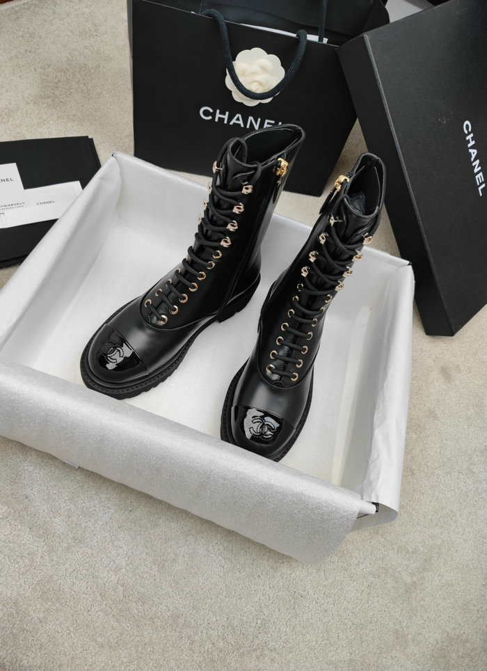 Chanel Leather Boots SNC090824