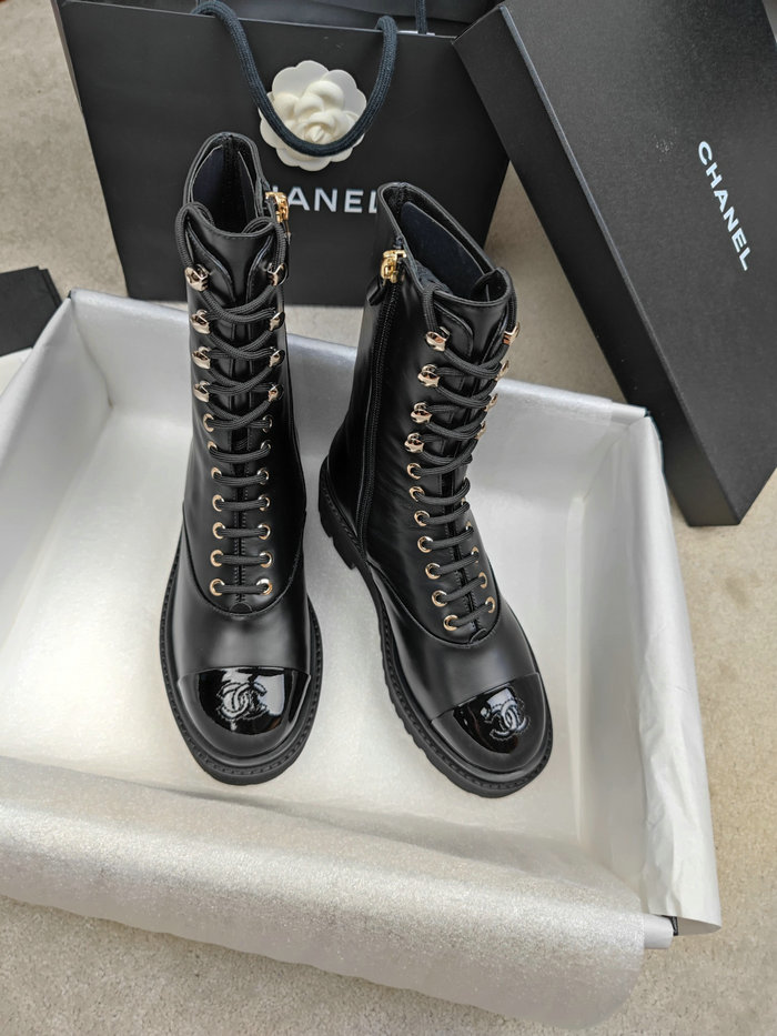 Chanel Leather Boots SNC090824