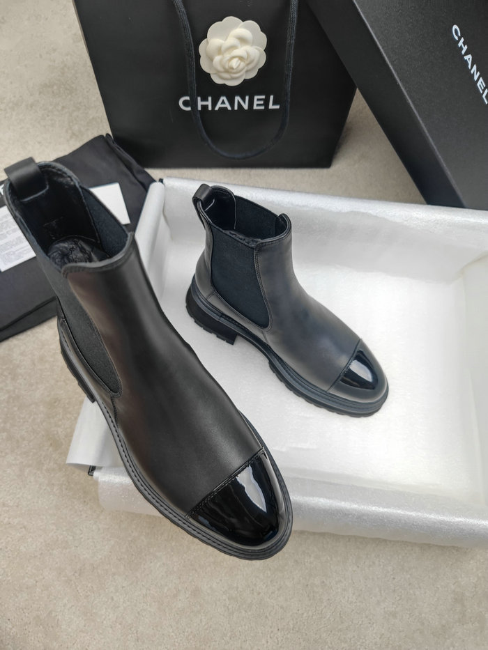 Chanel Leather Boots SNC090826