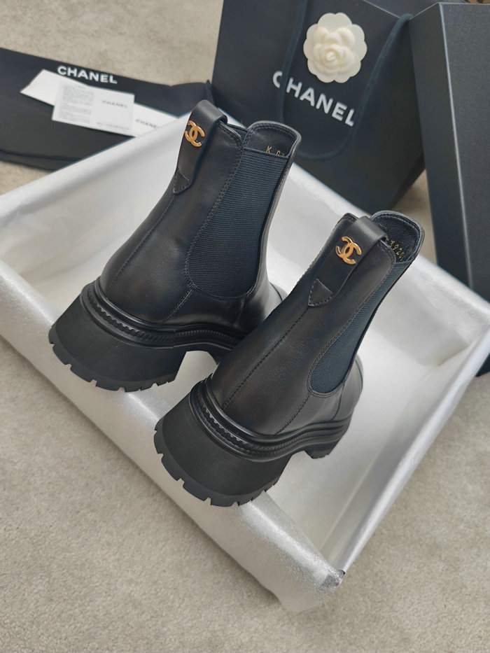 Chanel Leather Boots SNC090826