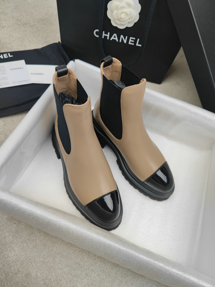 Chanel Leather Boots SNC090827