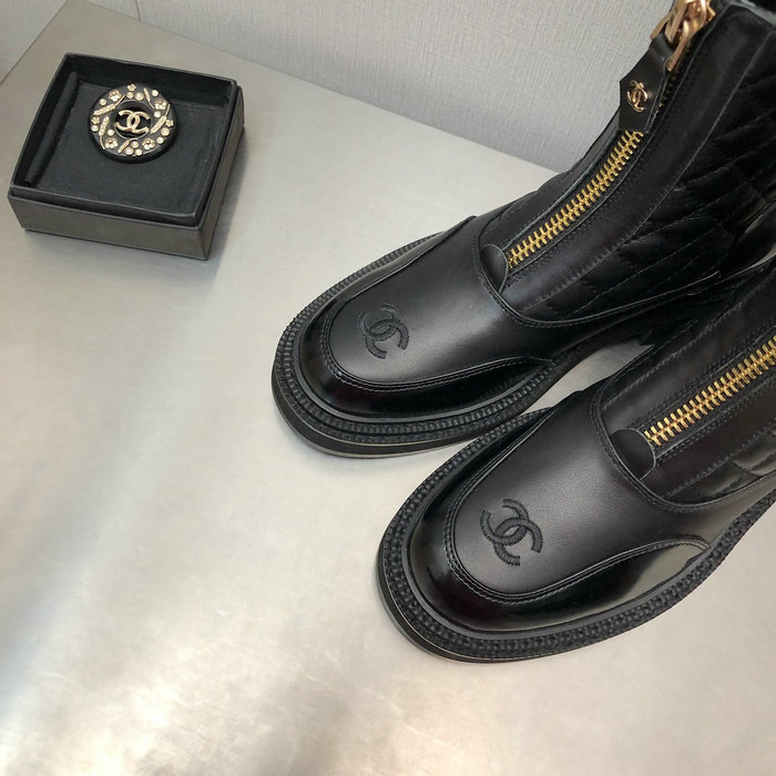 Chanel Leather Boots SNC090832