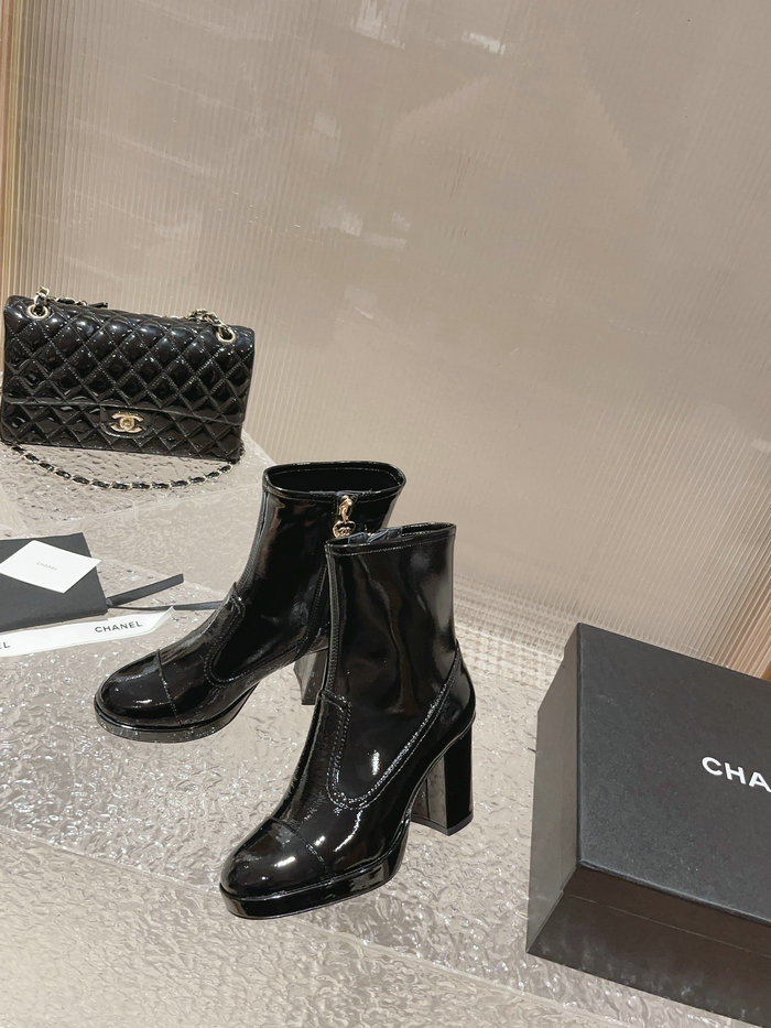 Chanel Leather Boots SNC090837