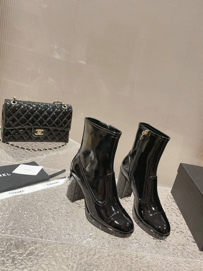 Chanel Leather Boots SNC090837