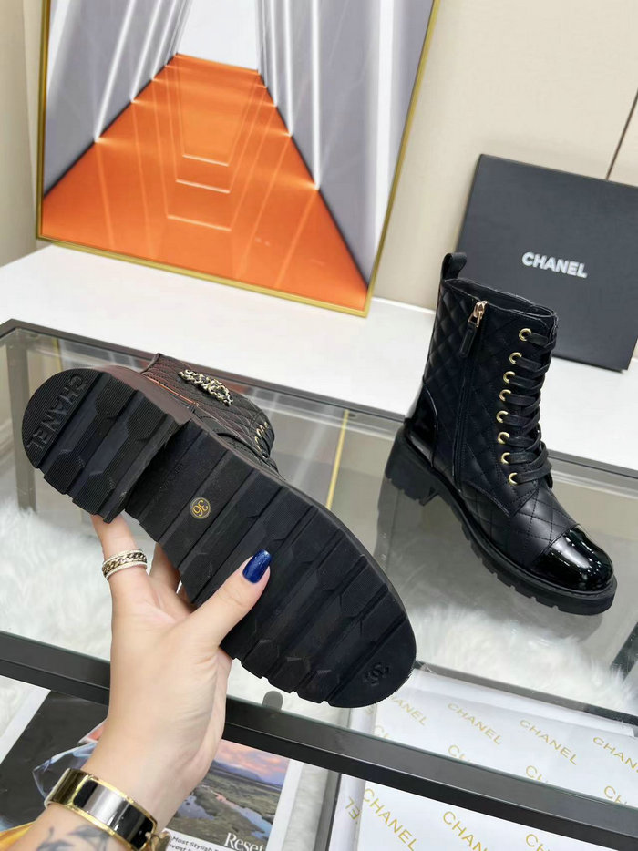 Chanel Leather Boots SNC090839