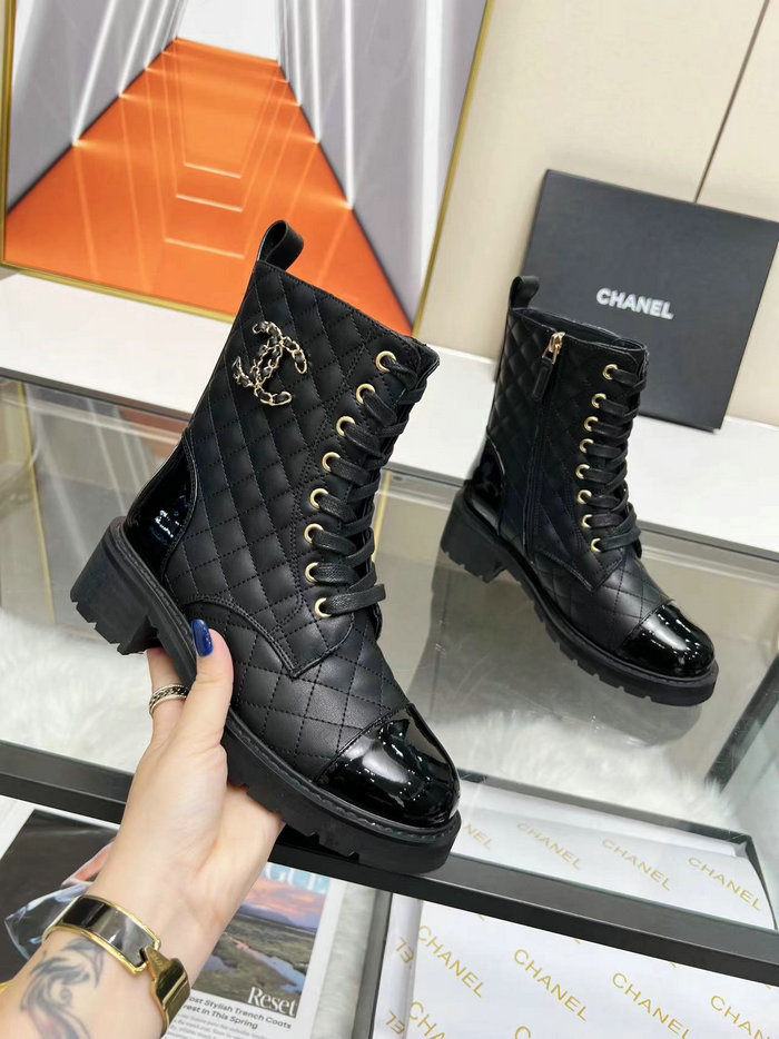 Chanel Leather Boots SNC090839