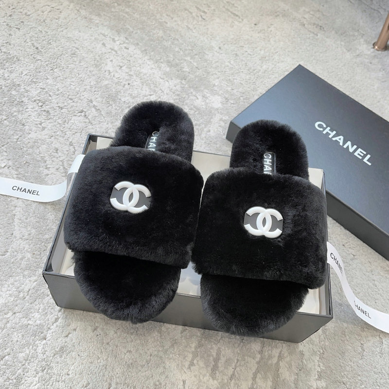 Chanel Wool Slippers SNC091302