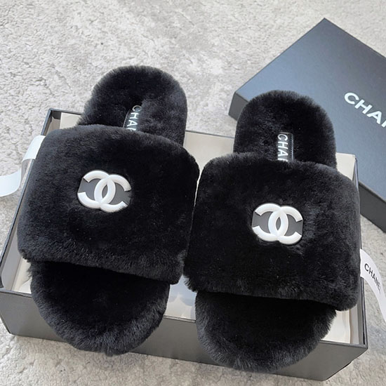 Chanel Wool Slippers SNC091302