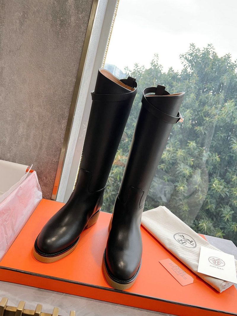 Hermes Leather Boots SNH091301