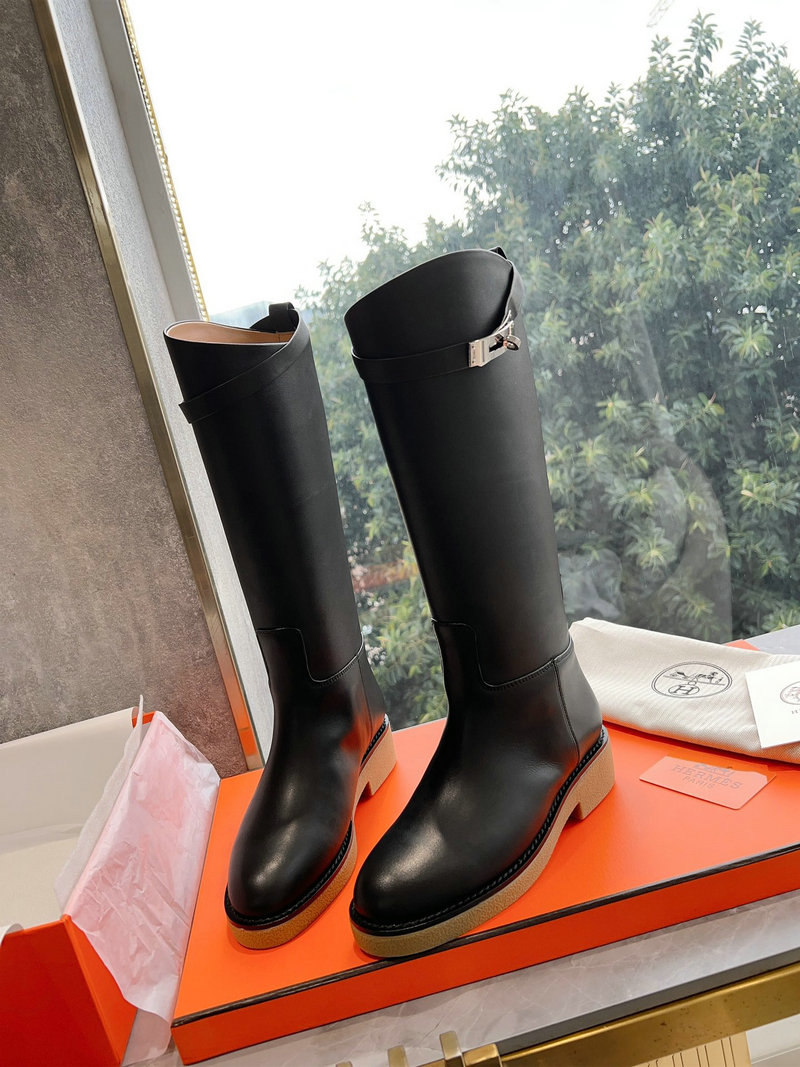 Hermes Leather Boots SNH091301