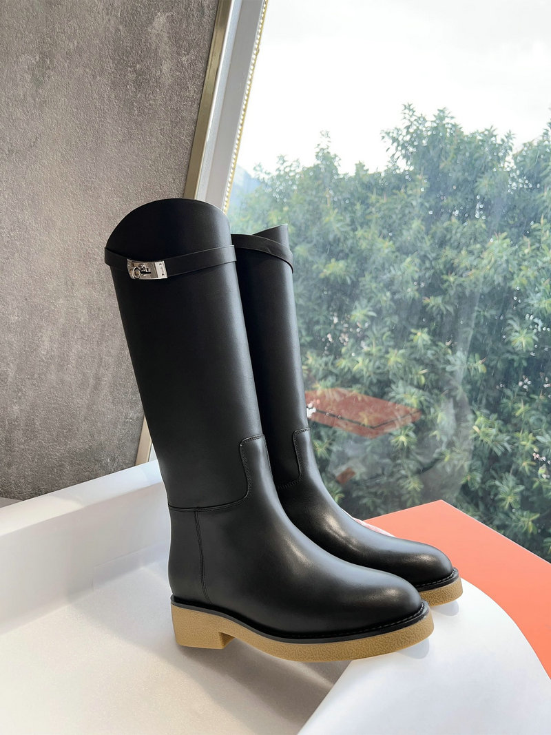 Hermes Leather Boots SNH091301