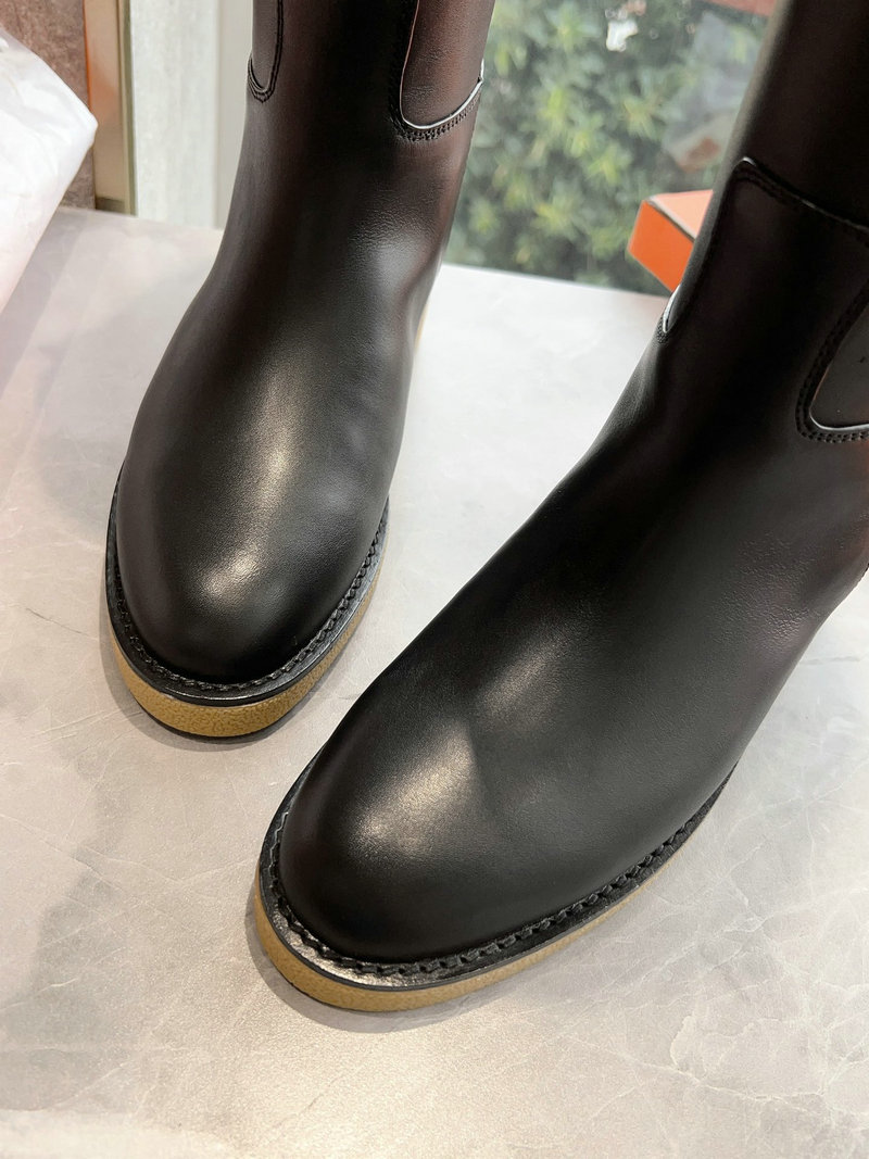 Hermes Leather Boots SNH091301