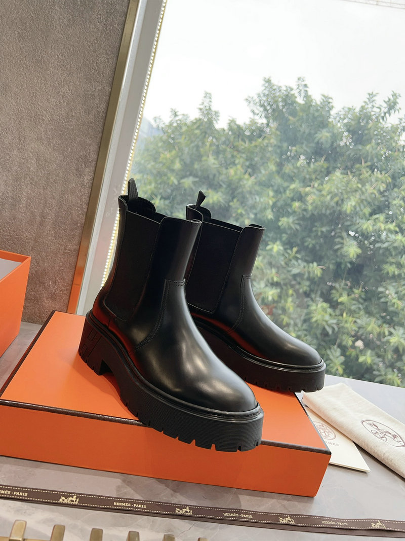 Hermes Leather Boots SNH091302