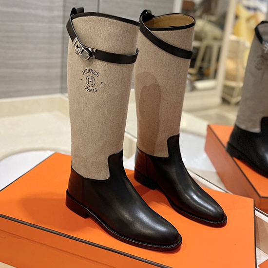 Hermes Leather Boots SNH091304