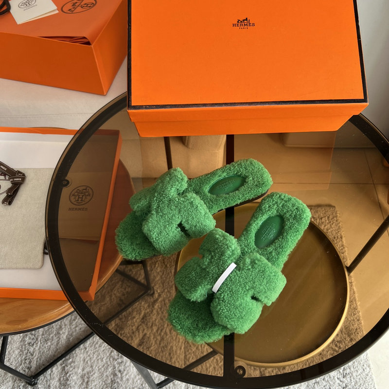 Hermes Wool Slippers SJH091301