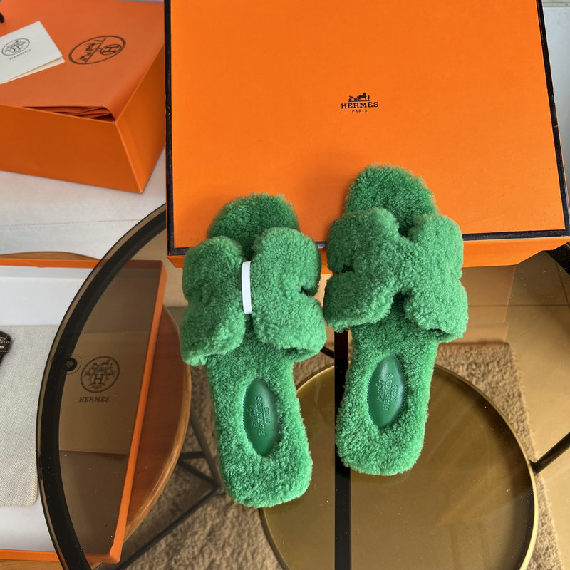 Hermes Wool Slippers SJH091301