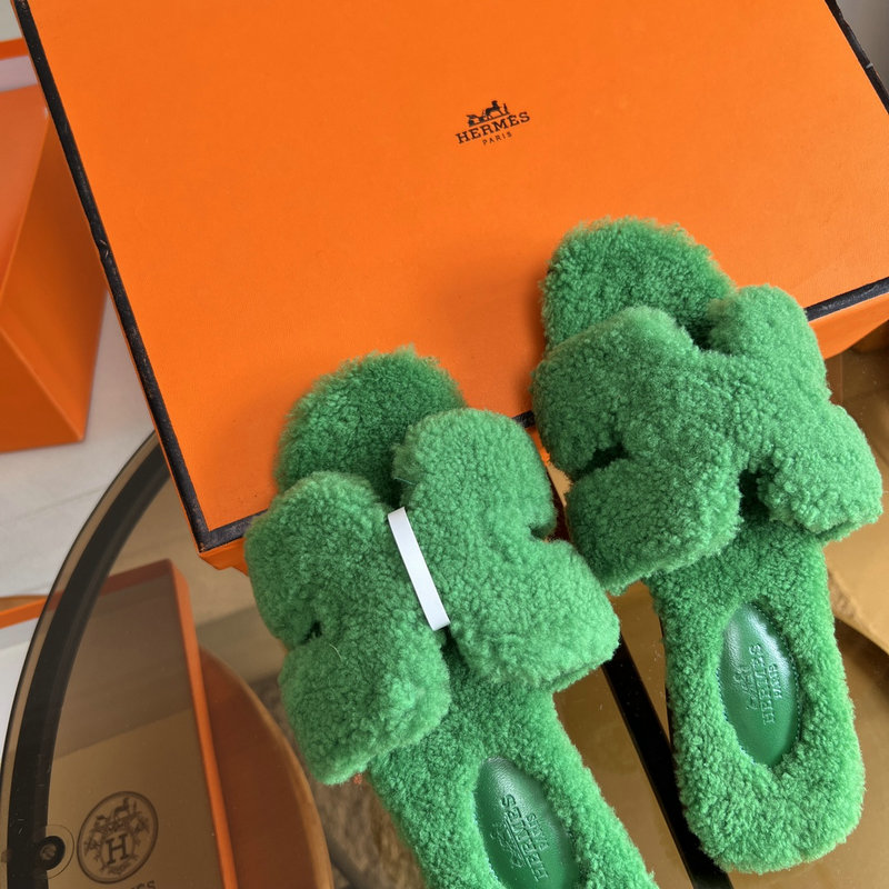 Hermes Wool Slippers SJH091301