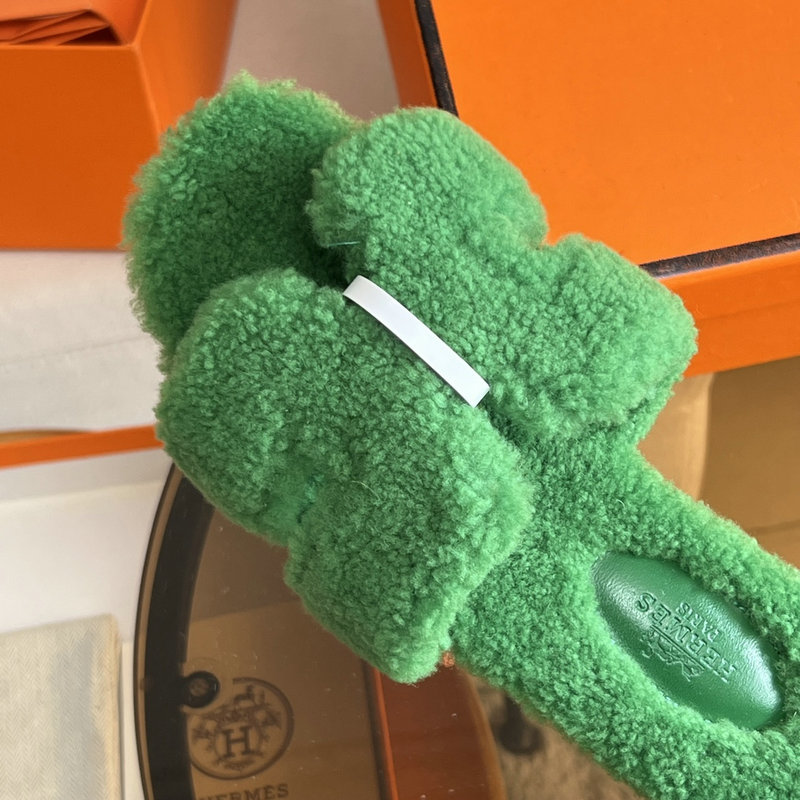 Hermes Wool Slippers SJH091301