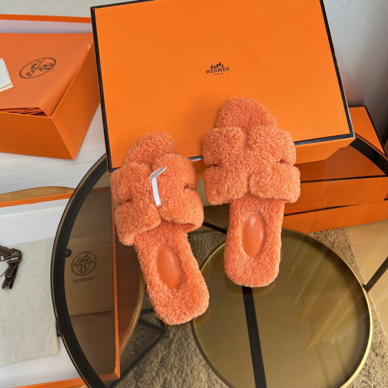 Hermes Wool Slippers SJH091302