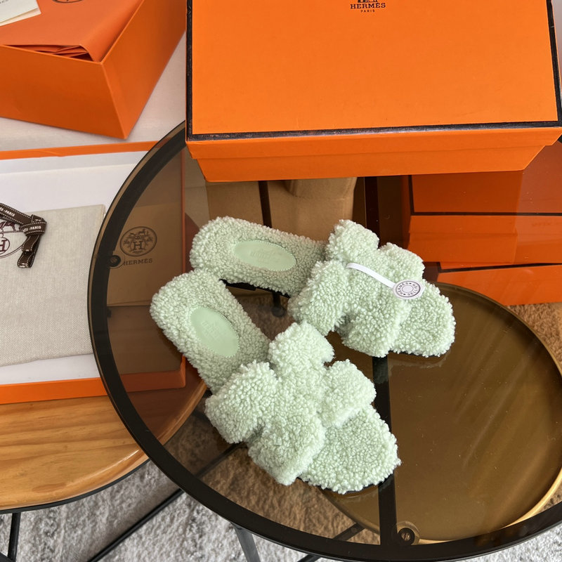 Hermes Wool Slippers SJH091303