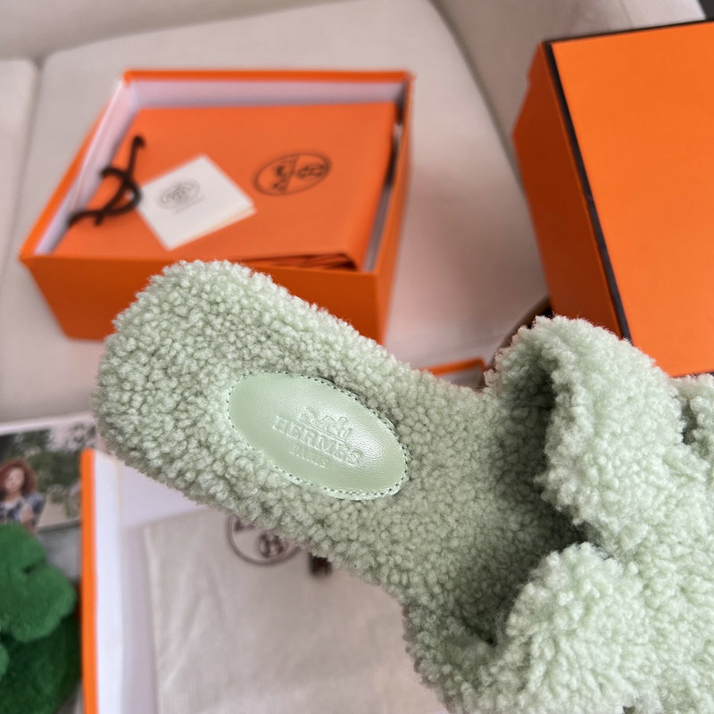 Hermes Wool Slippers SJH091303