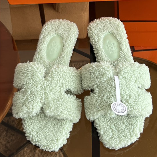 Hermes Wool Slippers SJH091303