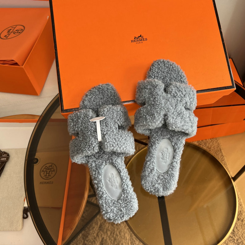 Hermes Wool Slippers SJH091304