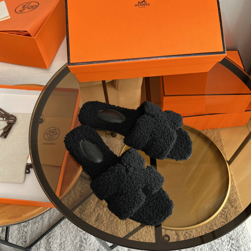 Hermes Wool Slippers SJH091305