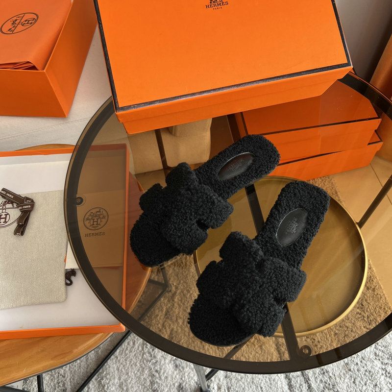 Hermes Wool Slippers SJH091305