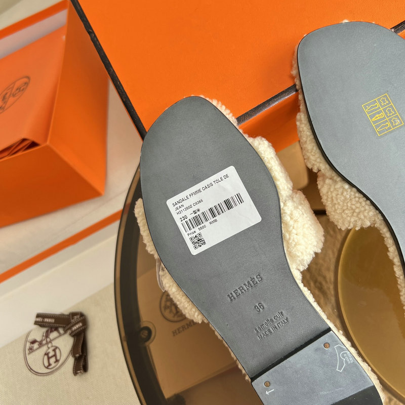 Hermes Wool Slippers SJH091309